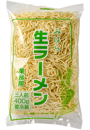 クロレラ入り生ラーメン400g（3人前）